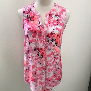 APT. 9 floral V-neck blouse